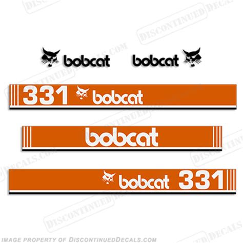 2000 bobcats 331 mini excavator decals|bobcat 334 mini ex decals.